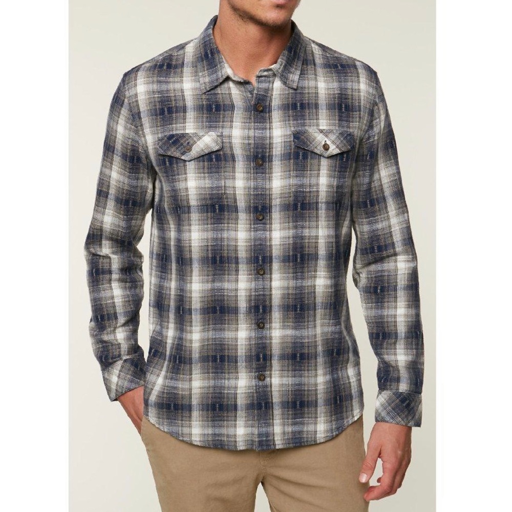 O’Neill Aztec flannel shirt men’s